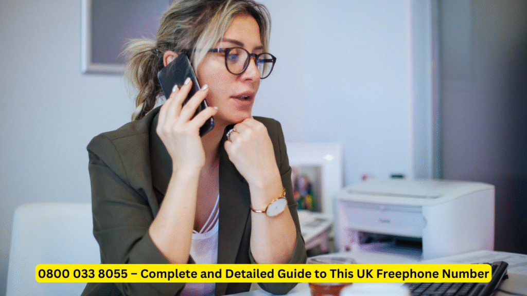 0800 033 8055 – Complete and Detailed Guide to This UK Freephone Number 0800 033 8055