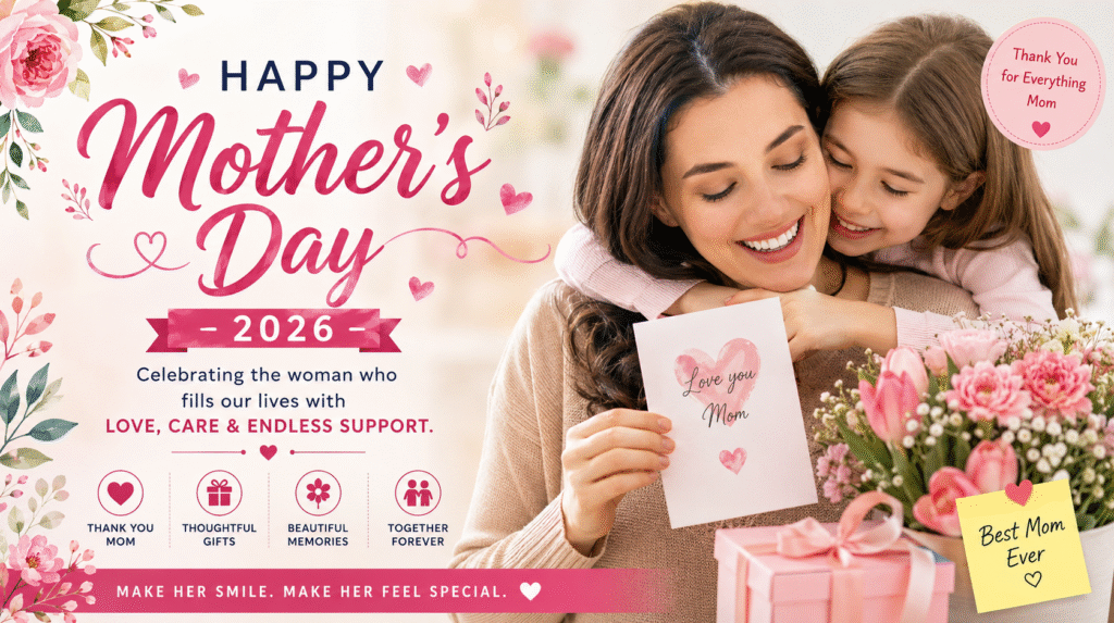Happy Mother’s Day 2026: 50+ Heartfelt Wishes, Quotes & Messages to Make Mom Smile Happy Mother’s Day